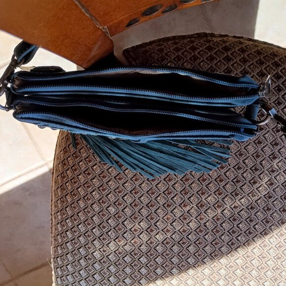 BRAND NEW Montana West Crossbody Fringe Studded - Picture 5 of 14